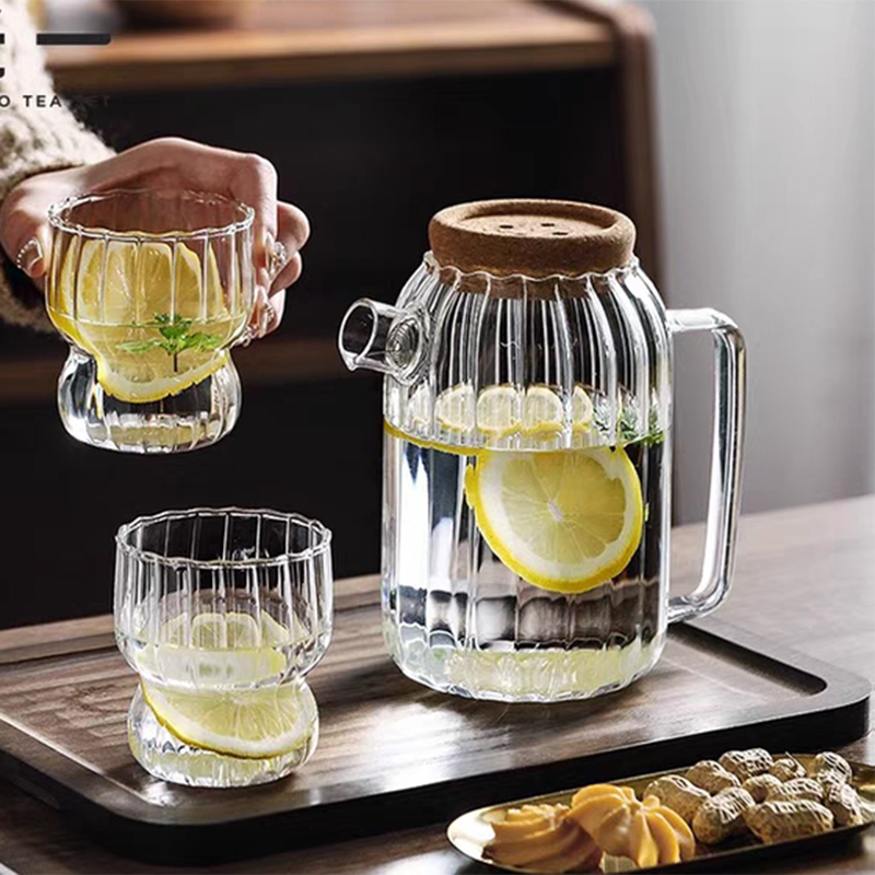 Vertical Stripes Design Ripple Cappuccino, Coffee Glasses, Coffee Glasses, Tea Glasses, Milk, Coffee Lemonade Mugs 300ml Latte Macchiato Glasses