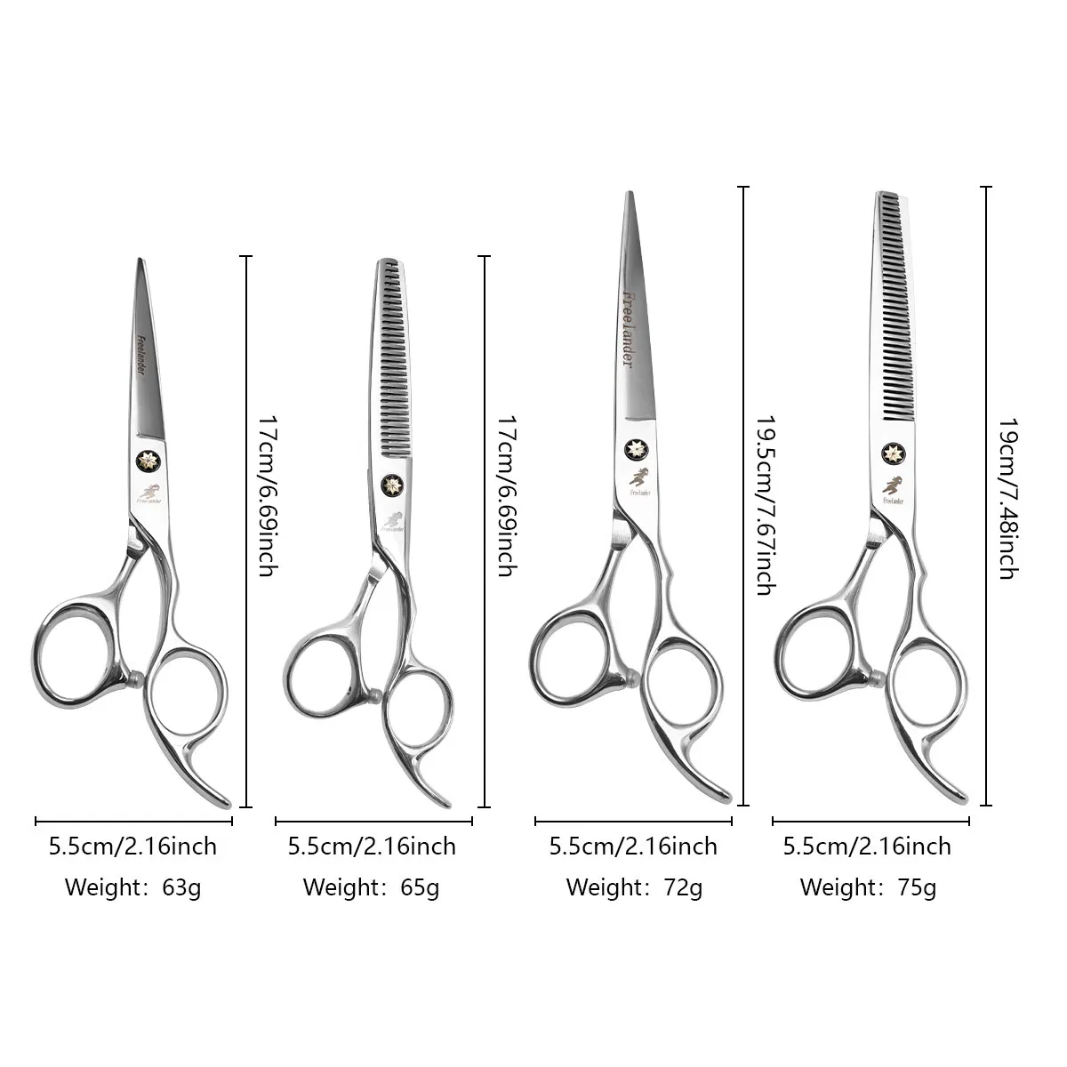 Stainless Steel Hairdressing Silver Scissors Professional Hair Stylist Special Hairdressing Flat Scissors Tooth Scissors