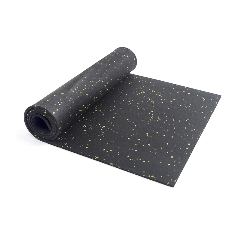 Factory Direct Best Selling Gym Floor Rubber Roll with 10% EPDM Colorful Dots Eco-Friendly Rubber Rolls Gym Flooring