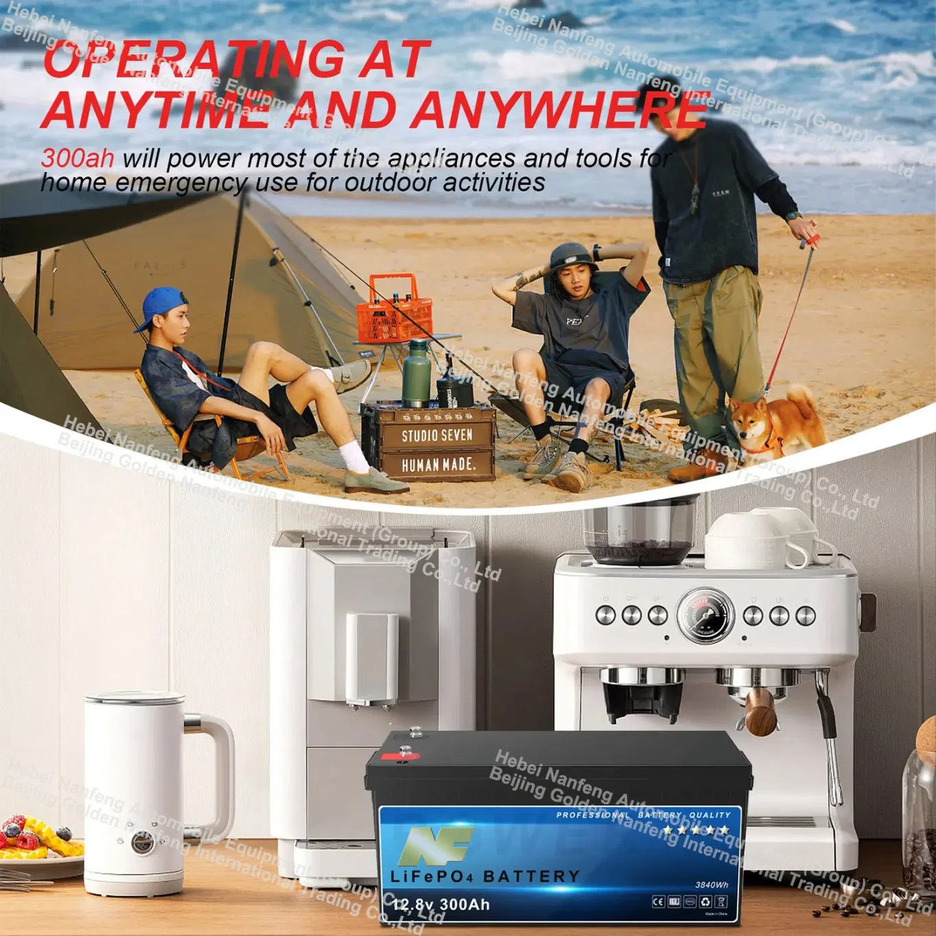 NF OEM 12V 300Ah LiFePO4 Аккумулятор для автодома