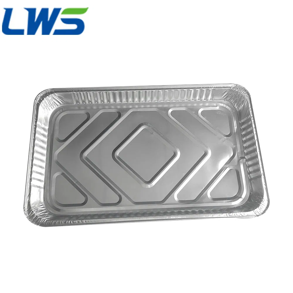 Premium Full Size 9700ml Aluminum Foil Pan Disposable Heavy Duty Foil Pans for BBQ Grilling Pan