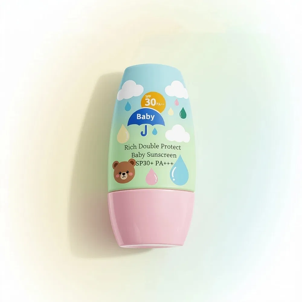 Natural Baby Sunscreen Gentle Broad-Spectrum UV Protection Hypoallergenic Moisturizing