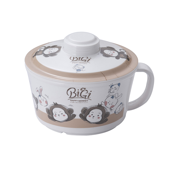 Детская кружка с крышкой и мультяшным рисунком, 800 мл