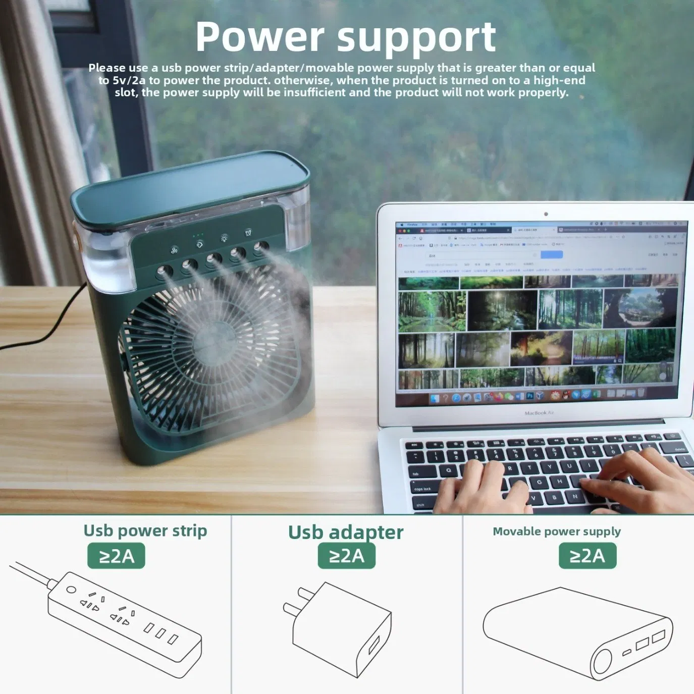 Household Heavy Fog Aromatherapy Machine Office Air Atomizer Mini Desktop Humidifier