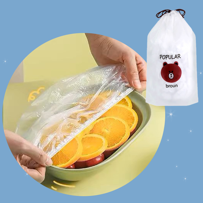 One-Time Use Disposable Plastic Wrap Food-Grade Protective Dust Cover Film Home Food Preservation Blow Molding Pallet Packing