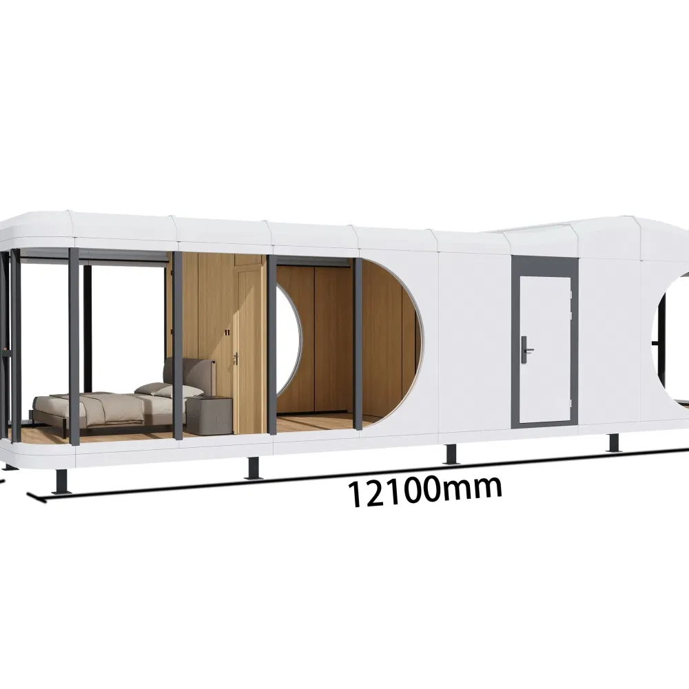 Modern Camping Modular Prefabricated Cabin for Vacation Rental with Steel Frame and Aluminum Protection