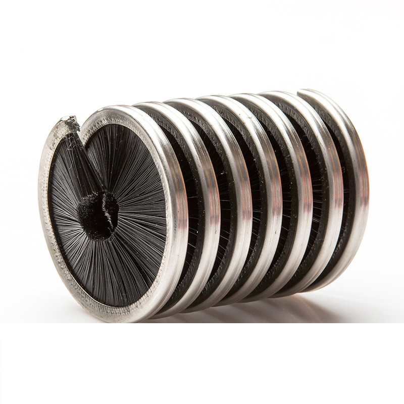 Climbing Rope Cleaning Brush 8-13mm Stainless Steel Nylon Rope Cord Brush for Rock Climbing