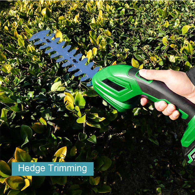 2 in 1 Lithium Battery Cordless Multifunction Tools/Hedge Trimmer/Grass Shear, DC20V Lithium Corless Grass Trimmer, Cordless Trimmer (CDT006)