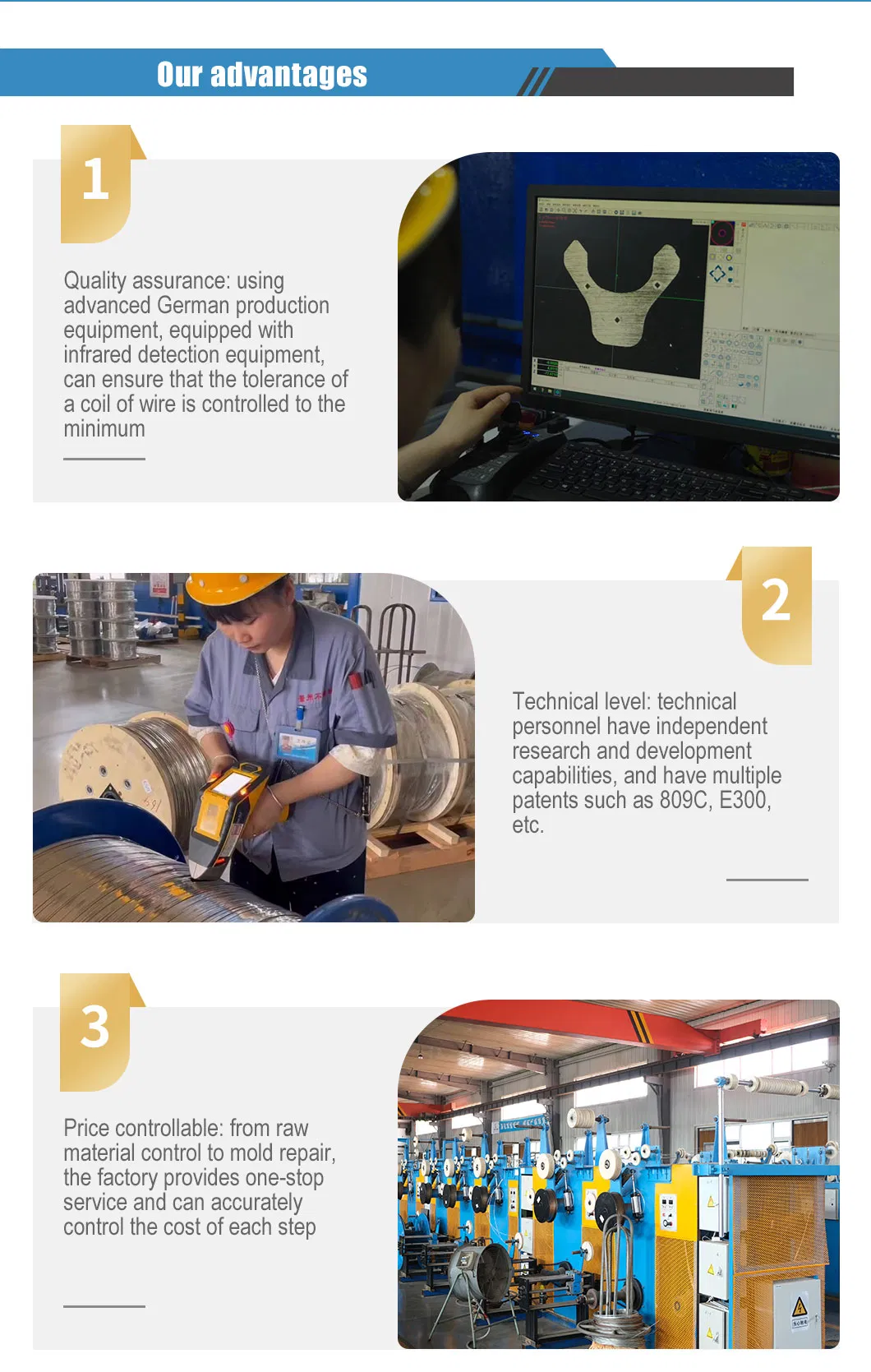 New Design SS304 316 Wall Structural Components Stainless Steel Spiral Rod for Wall Support