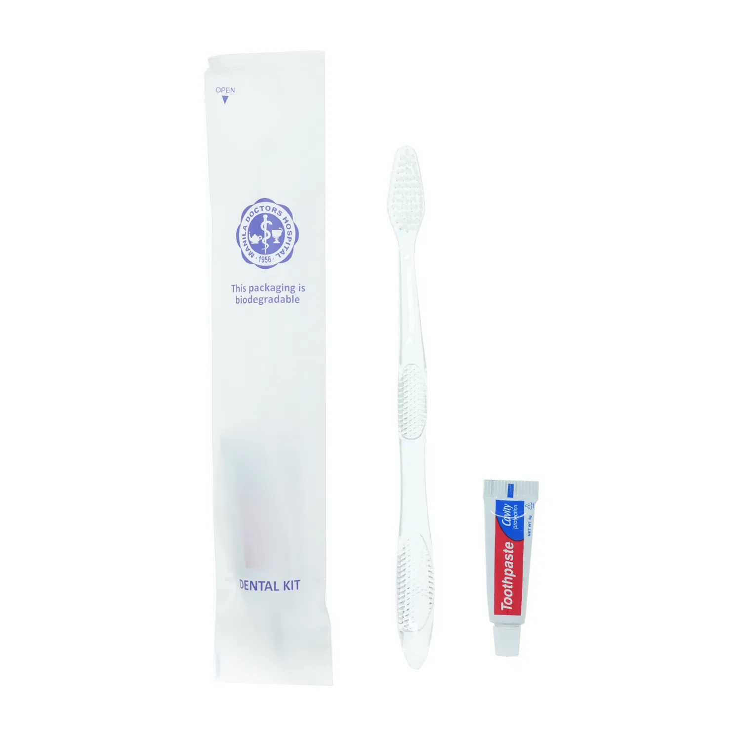 Toothbrush in OPP Bag with Hotel Amenities for Guest Room