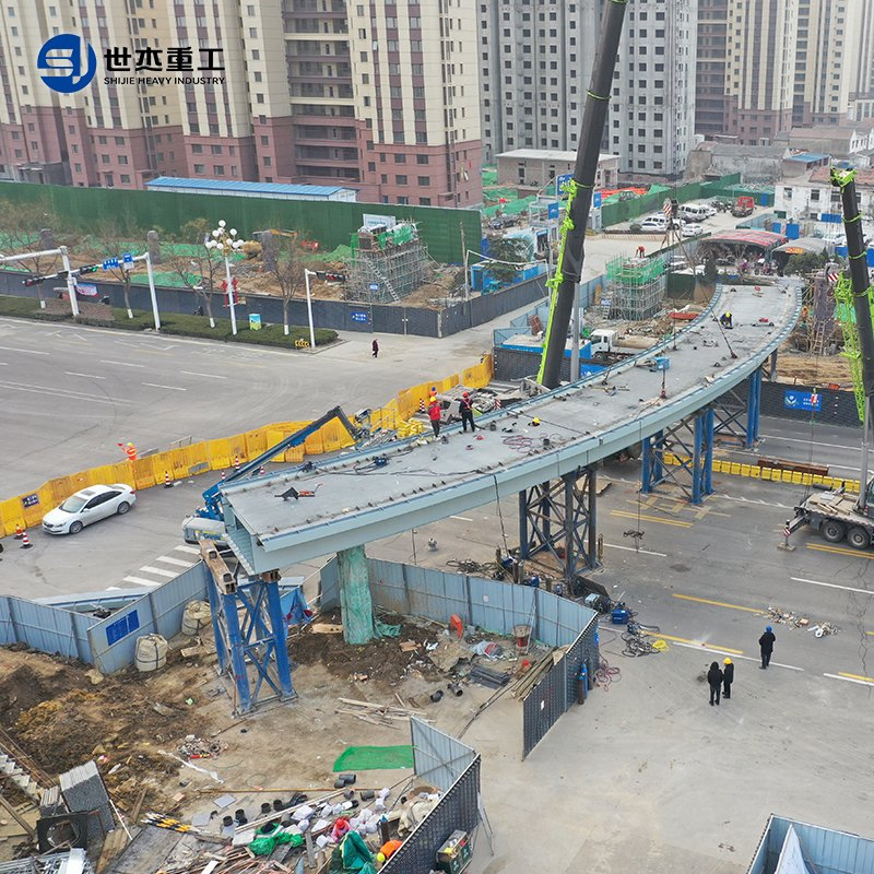 Professional Manufacturer of Low-Cost Prefabricated Building Steel Structure Bridge Pedestrian Bridge