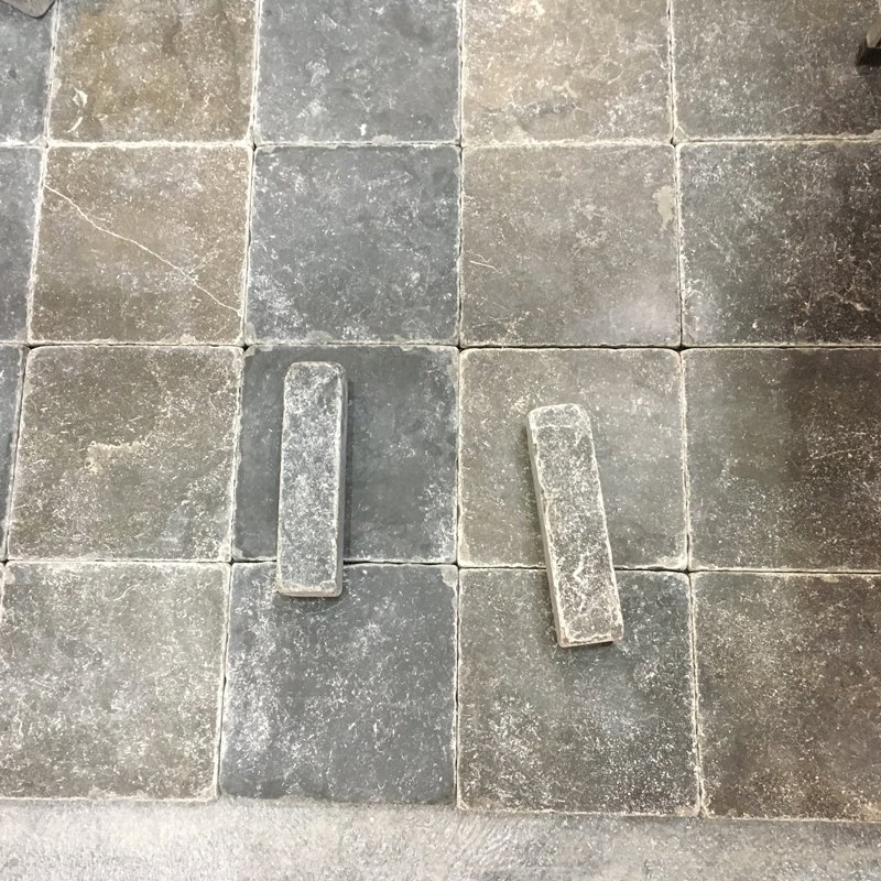 Honed Bluestone Blue Limestone Paver Chinese Lime Stone Price for Outdoor Floor Tile