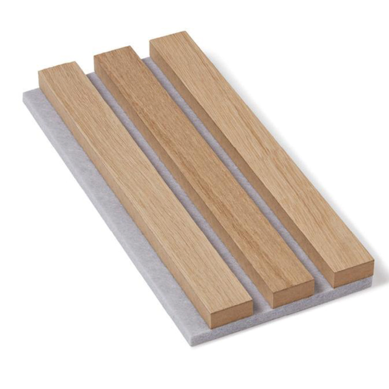 High Quality Soundproof Wall Panels MDF Akupanel Wood Slatted Wall Acoustic Felt Panels for Interior Decoration Wall and Ceiling