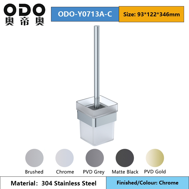 Ёршик для унитаза с хромированным держателем