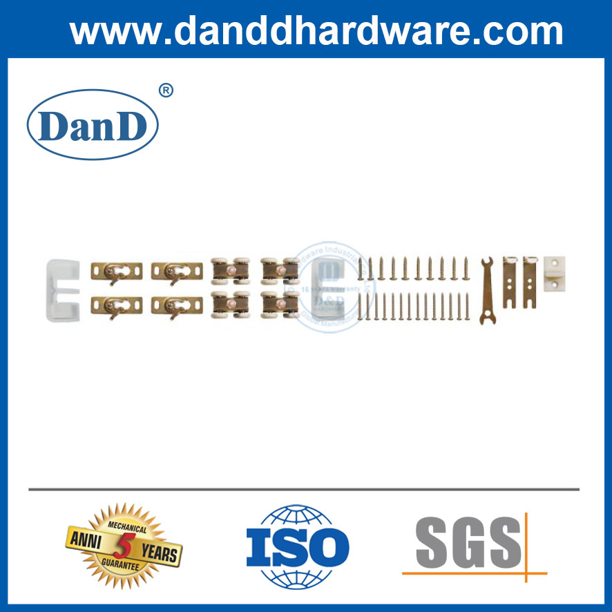 Residential Bypass Exterior Barn Door Hardware Sliding Kit for Houses Interior