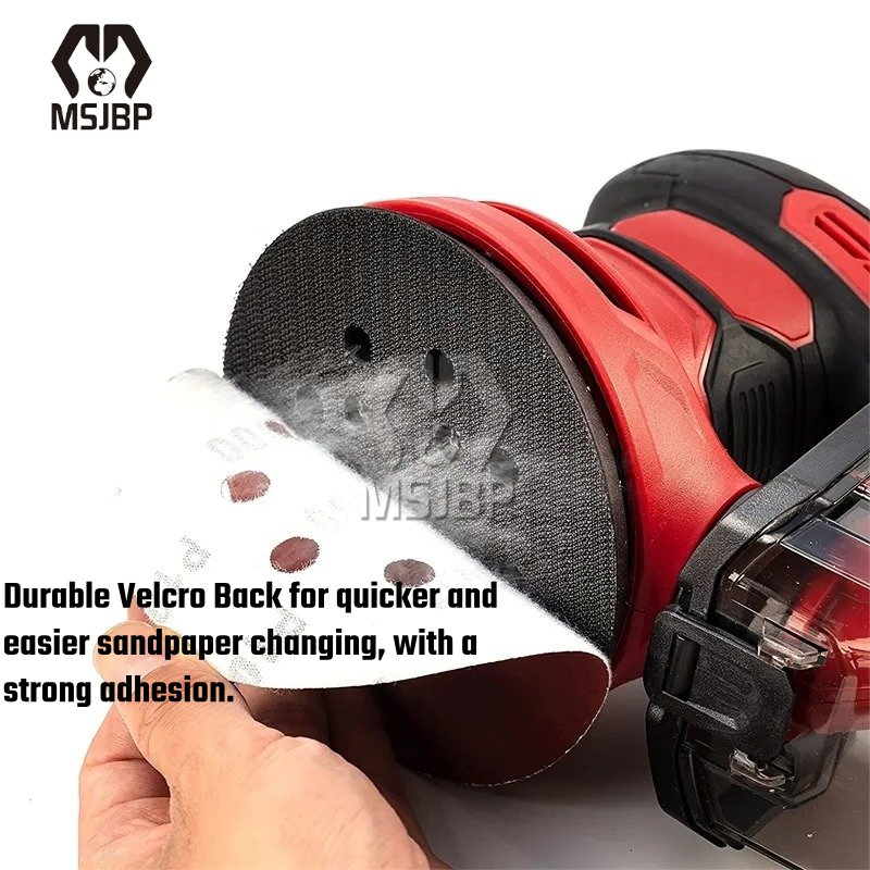 Msjbp Abrasive Factory Red 5-in Abrasive Sanding Disc for Grinding Polishing