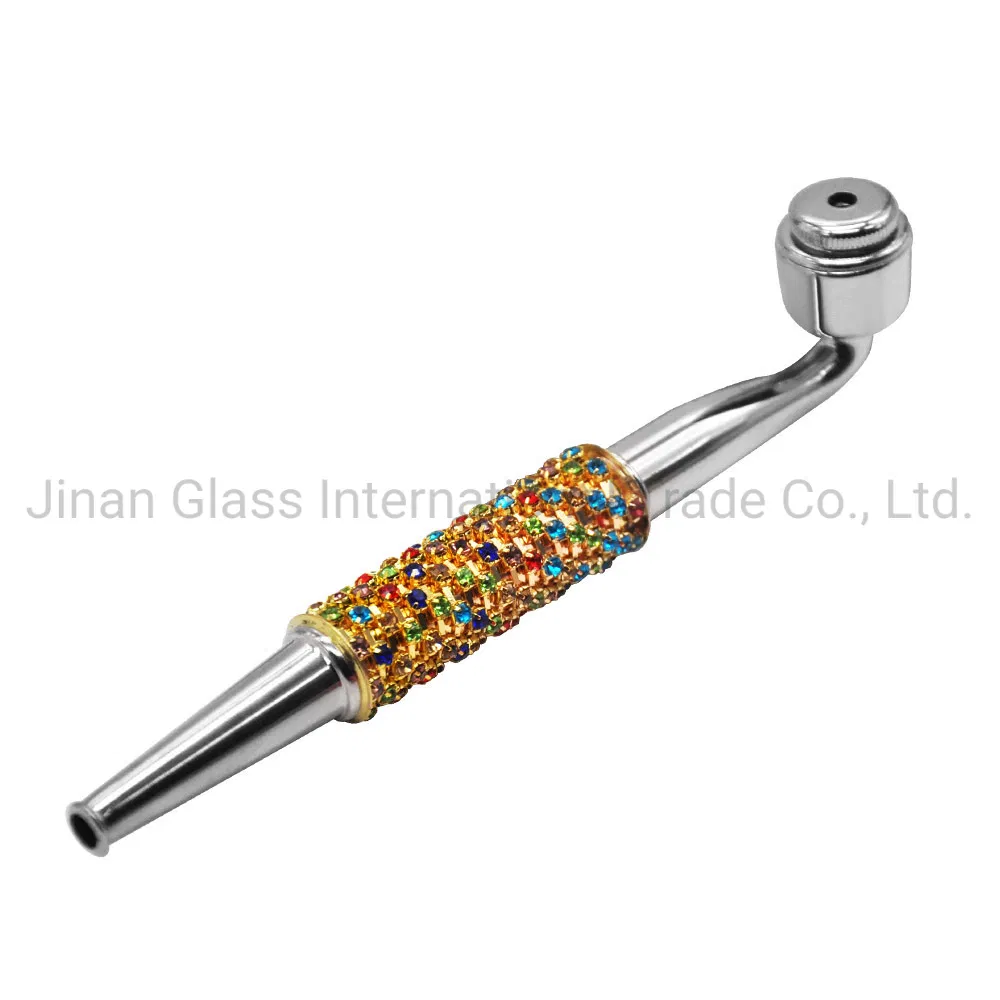 New Enamel Hollow Metal Pipe Smoking Pipe