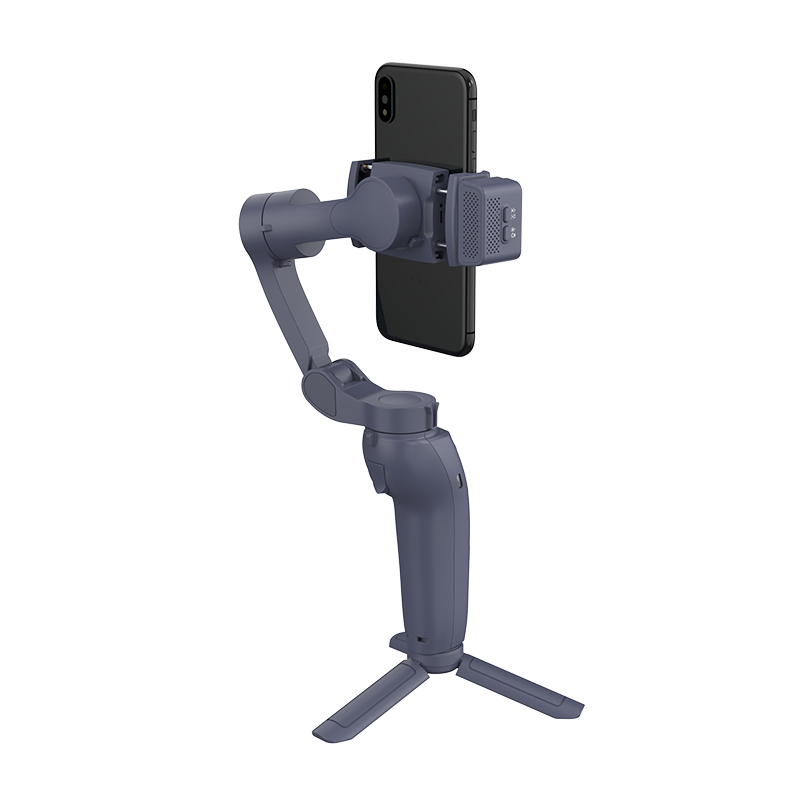 Professional Ai Face Tracking Stable Gimbal Foldable with Follow Focus for Mobile Phone Camera Video Shooting