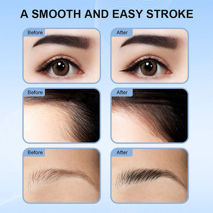 Low MOQ Waterproof Private Label Long Lasting Eye Liner Pencil Makeup Cruelty Free Vegan Black Liquid Eyeliner