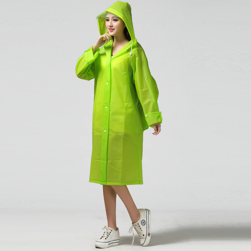 New Design Thickened EVA Translucent Raincoat Travel Trekking Mountaineering Raincoat
