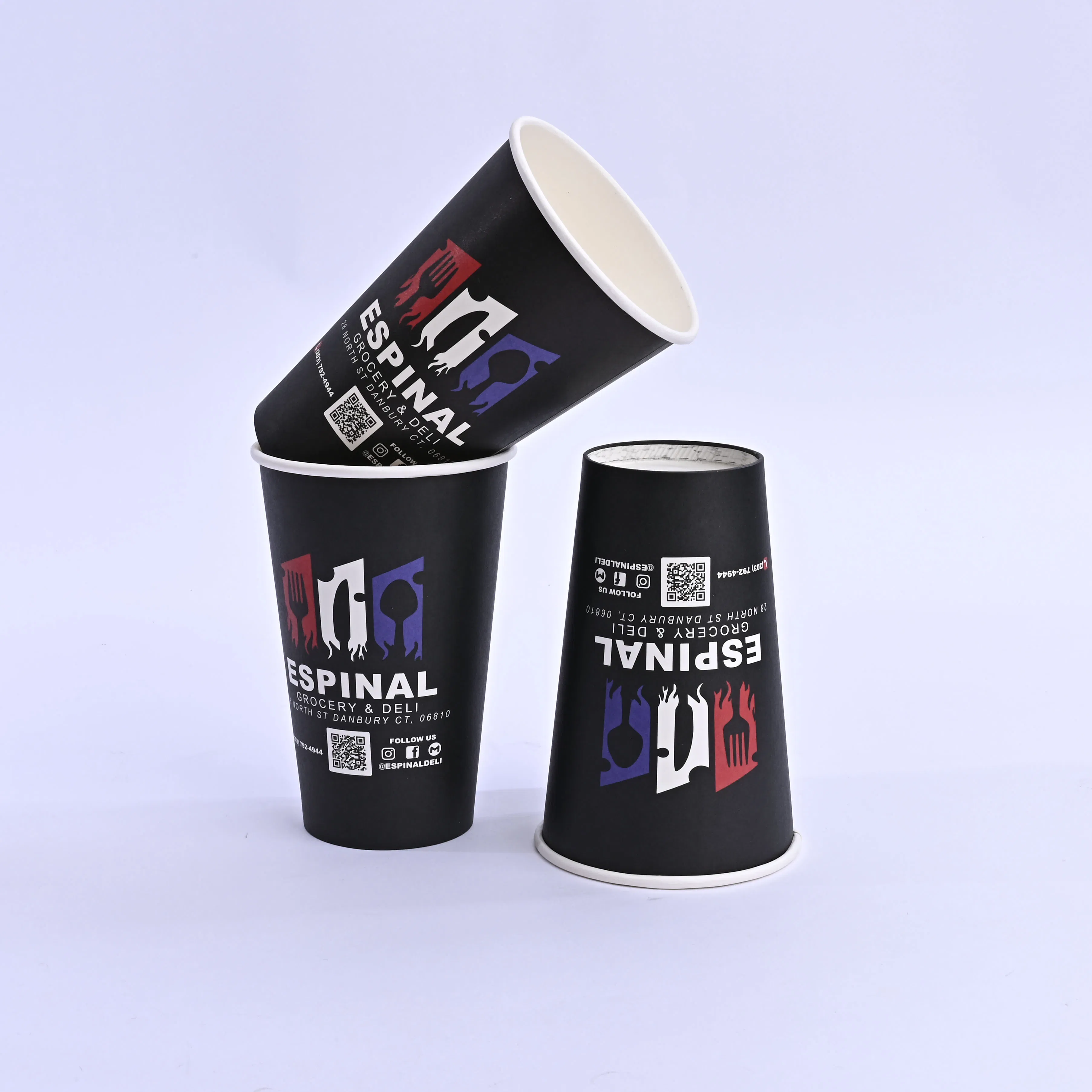 Бумажный стакан для напитков с печатью на заказ