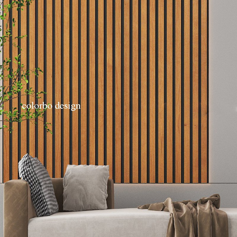 Polyester Fiber Grille Wall Acoustic Fireproof Decorative Panels Solution for Professional Acoustic Design