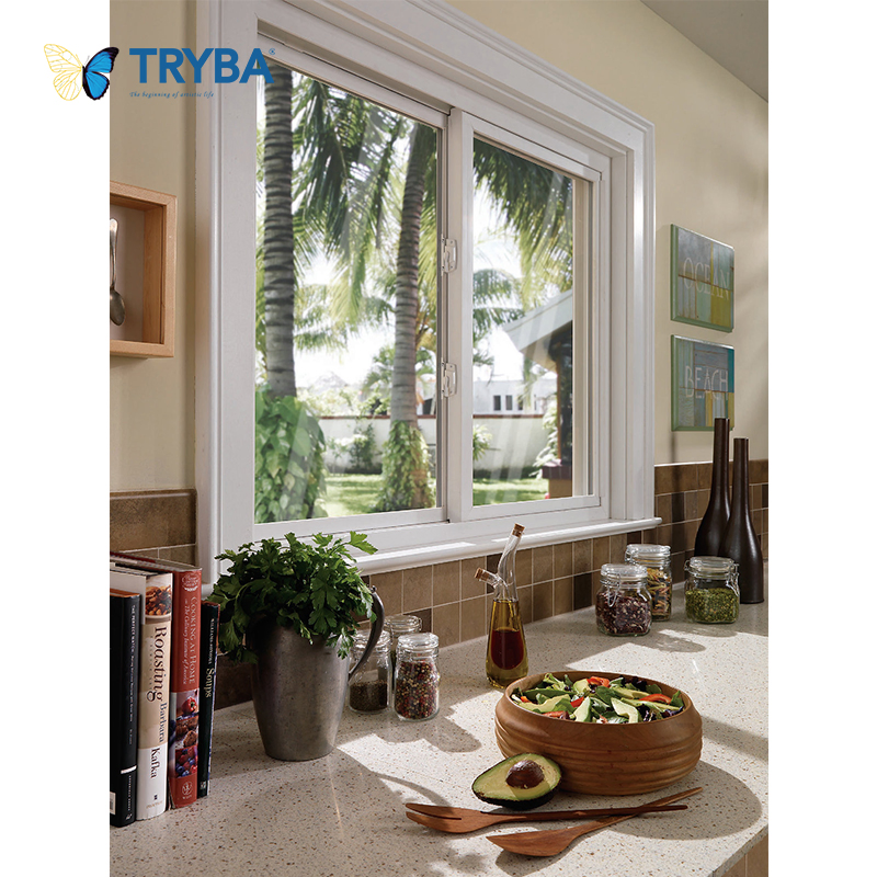 Aluminum Sliding Windows Thermal Break Glass Double Glazed Glass Sliding Door