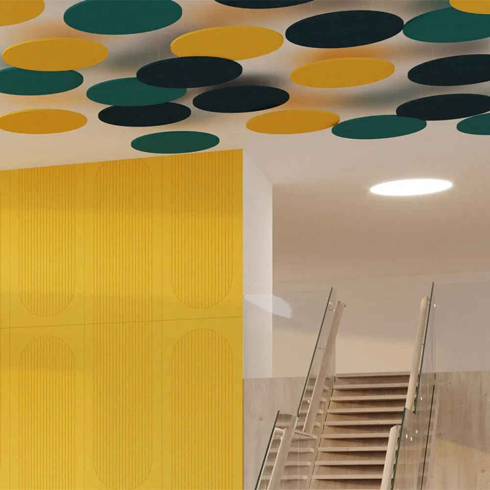 False Suspended Acoustic Board Price Fiberglass Ceiling for Office