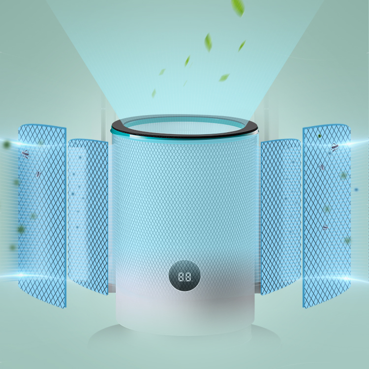ODM OEM GS Professional HEPA1314 Filter Mini Humidifier Fan Desktop Bladeless Fan
