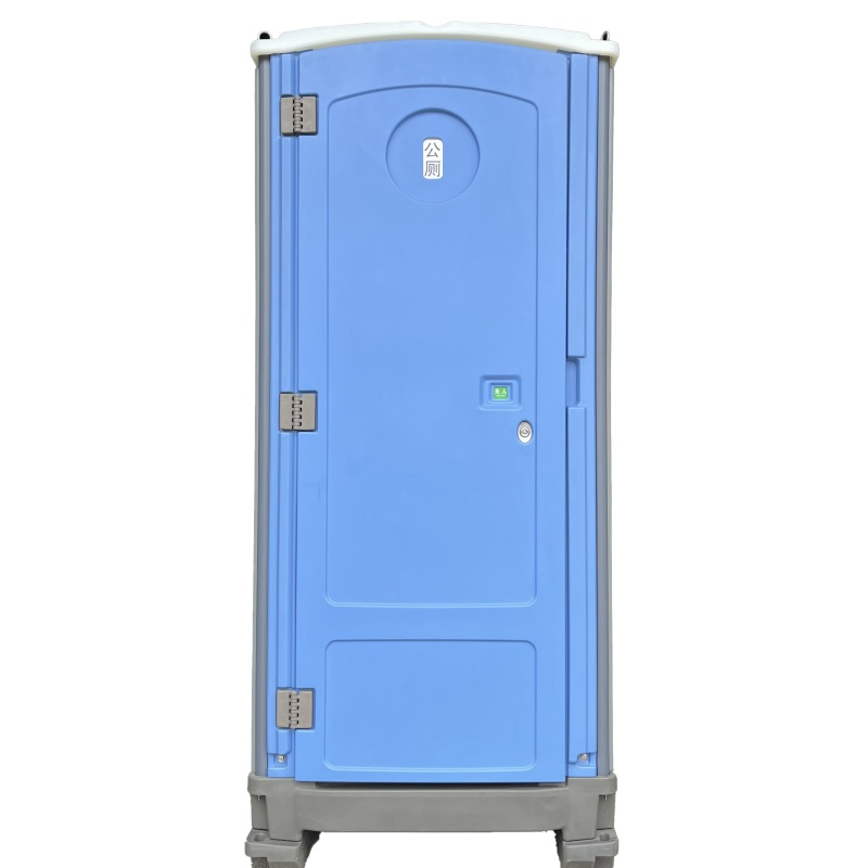 Prefabricated Plastic Squat or Direct Flush Portable Toilet
