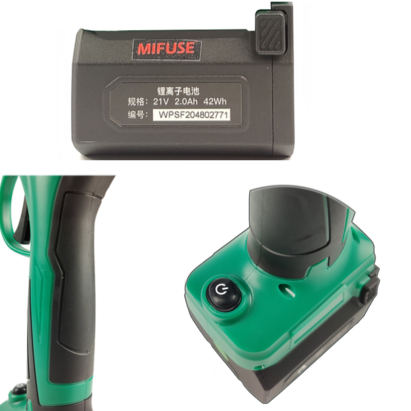 Аккумуляторный секатор электрический 30 мм с 2 батареями