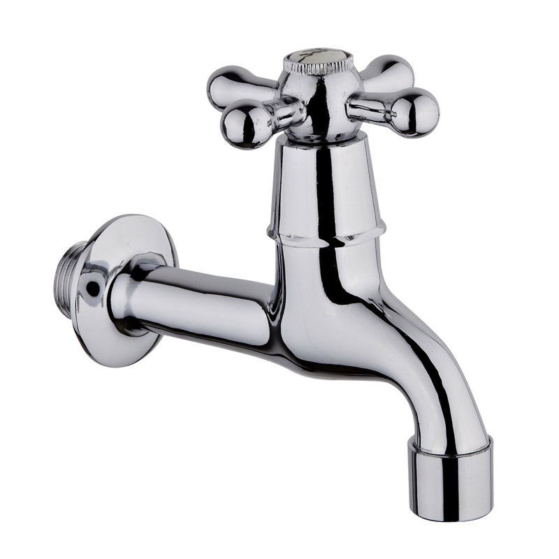 Polish & Chrome Plated Tap with Crossing Handle