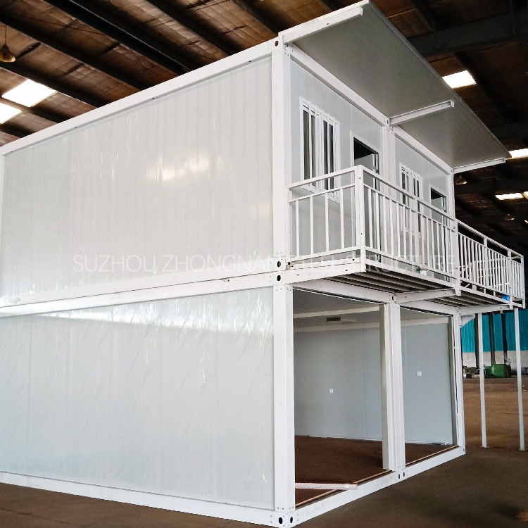 Cheap 2-Storey 20FT/40FT Modern Prefabricated Modular Sea Shipping Container House Tiny Villa with 2 Bedroom and Bathroom for Living for Sale in Canada and USA