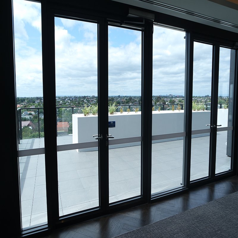 CAS Aluminium Low-E Double Glazed Tempered Glass Window Wall Aluminum Profiles for Home Use