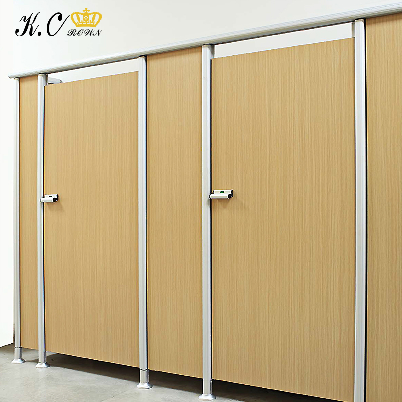 Commercial Compact HPL Toilet Interior Wc Bathroom Partition Cubicles