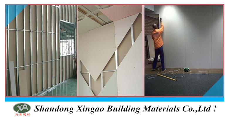 Regular Fireproof and Moisture Proof Paper Faced Gypsum Board
