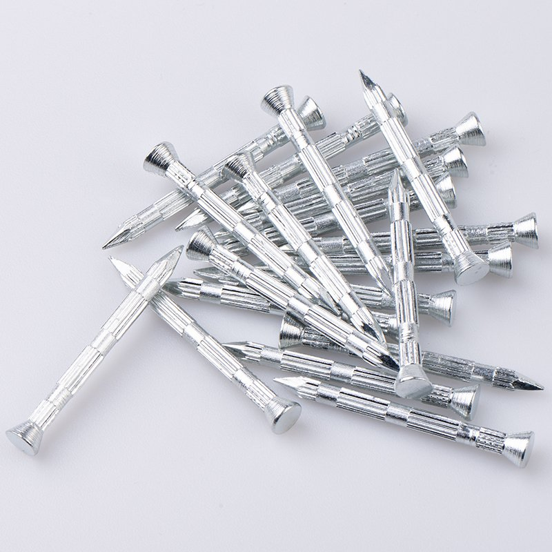 Custom Straight Grain Countersunk Flat Head Screw Non Standard Metal Galvanized Nail