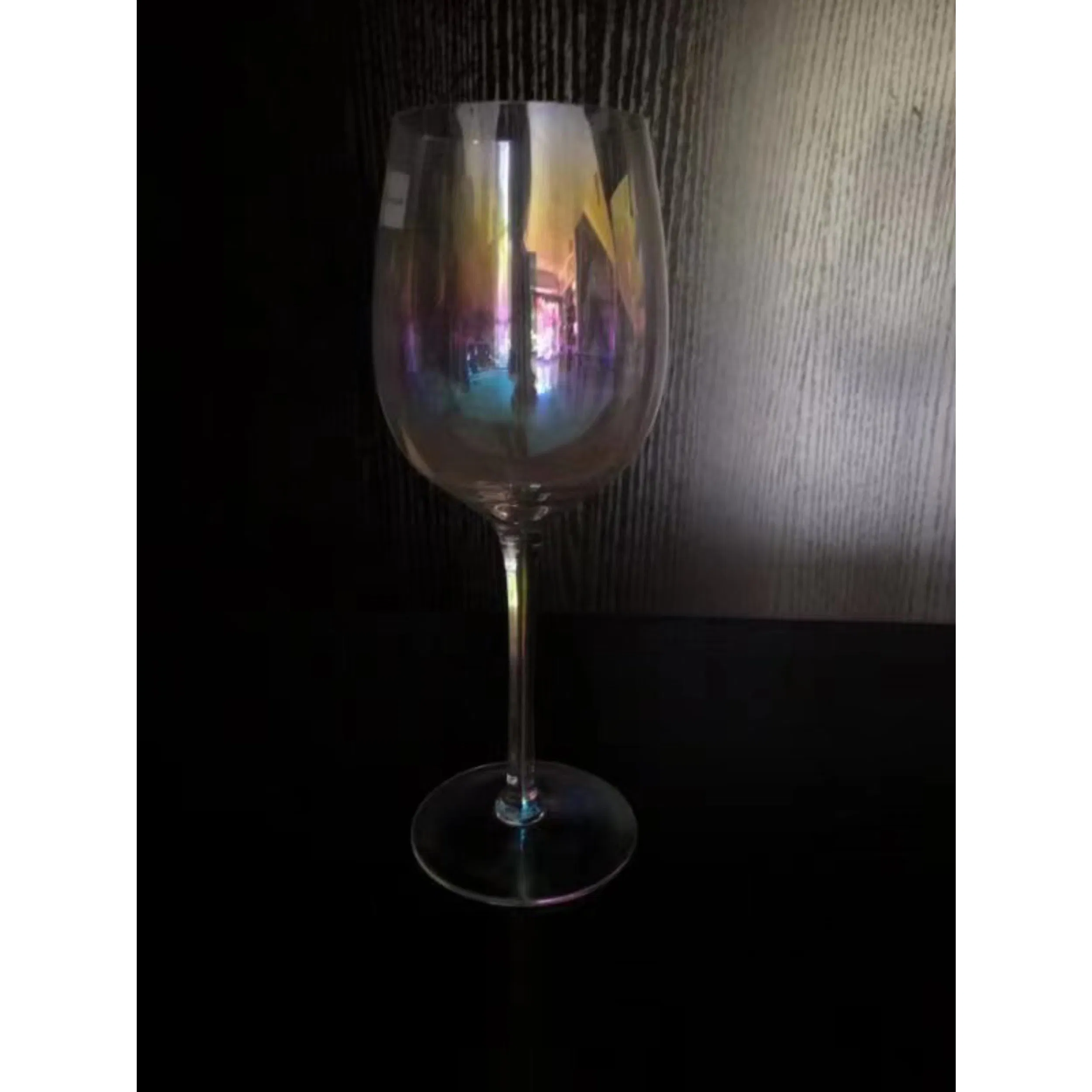 Paibee Rainbow Color Glassware Champagne Red Wine Glass