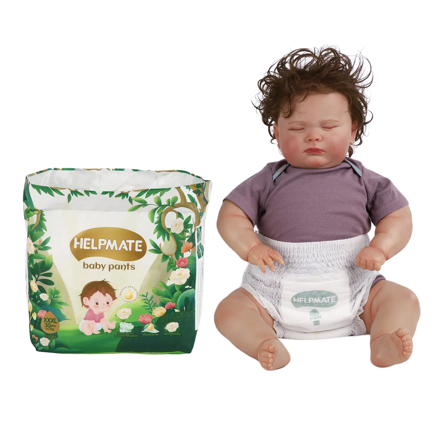 Детские подгузники-трусики Disposable Helpmate