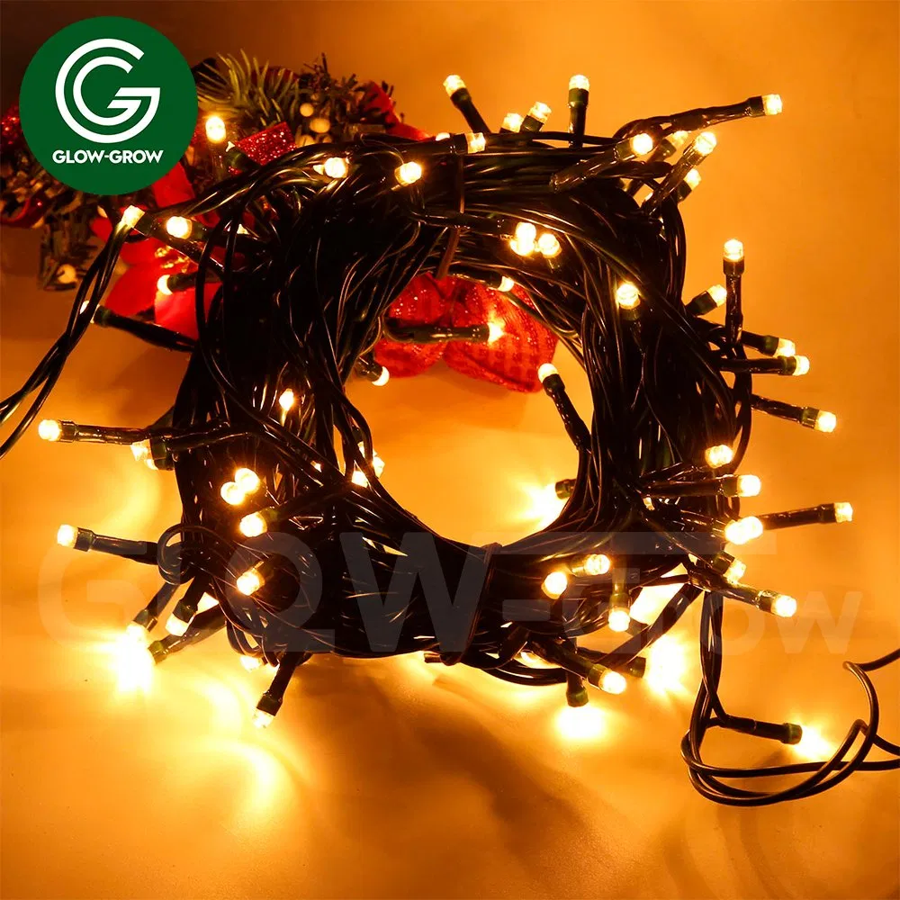 Factory PVC Curtain LED Christmas String Light for Home Party Outdoor Decoration