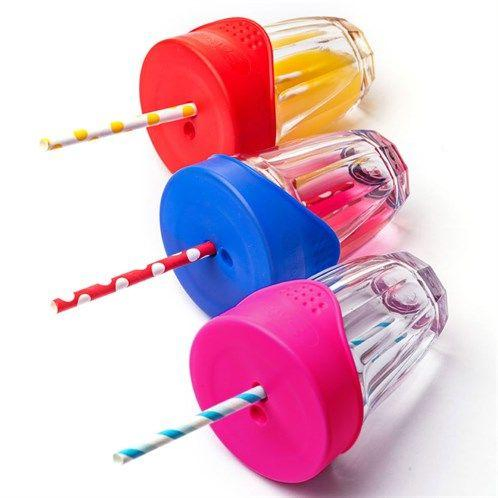 Standard Glass Cup Covers Lids Bottle Covers Silicone Kitchenware