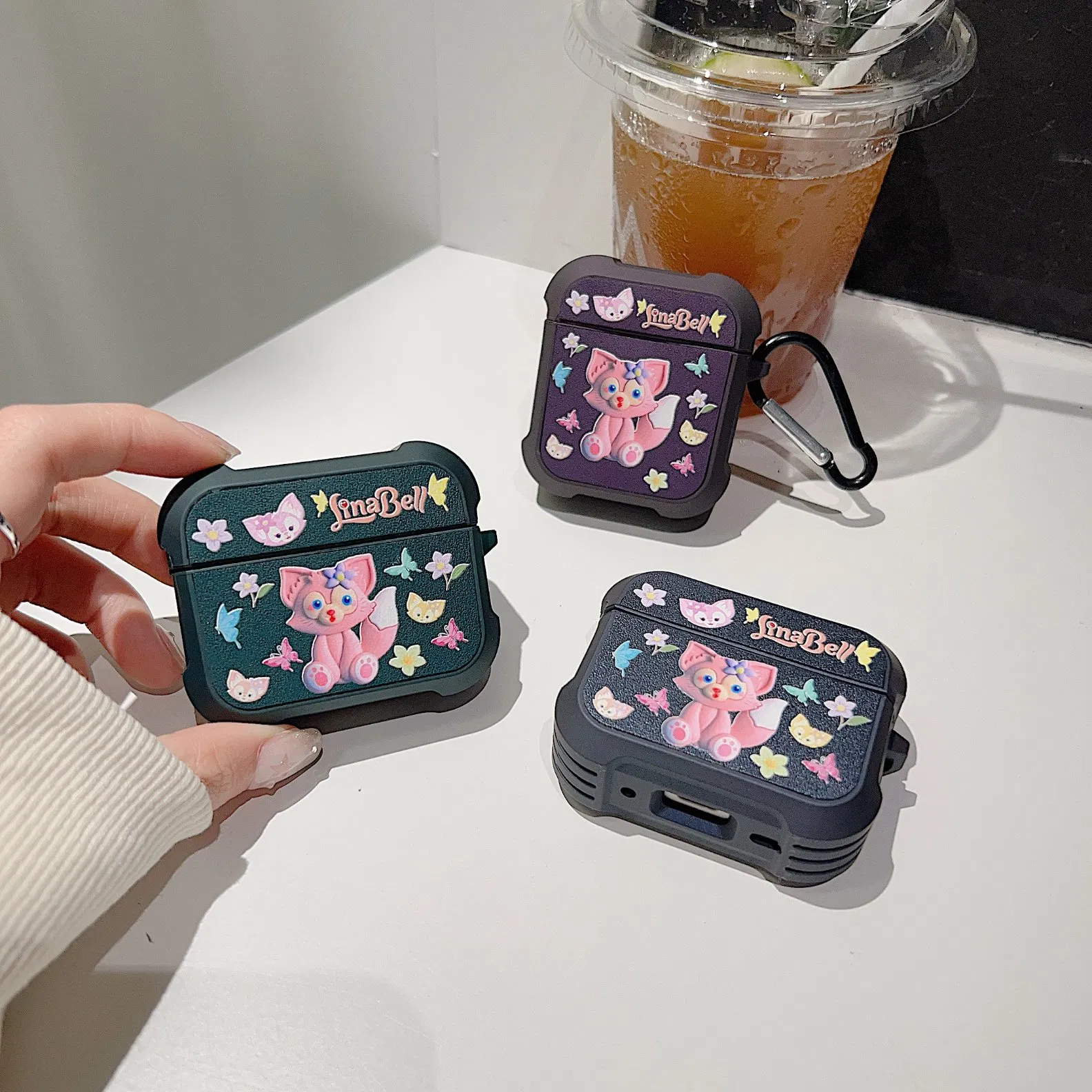 Hot Selling Cute Wind Lingna Belle Bluetooth Earphone Case for Air PRO 2 Series Earphone Protector