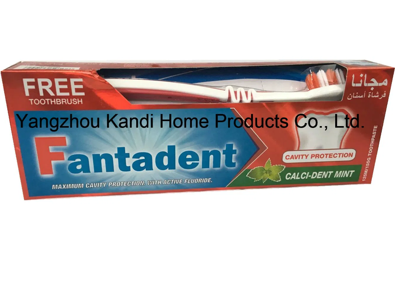 Customized Logo Whitening Toothpaste with Refreshing Mint Flavor