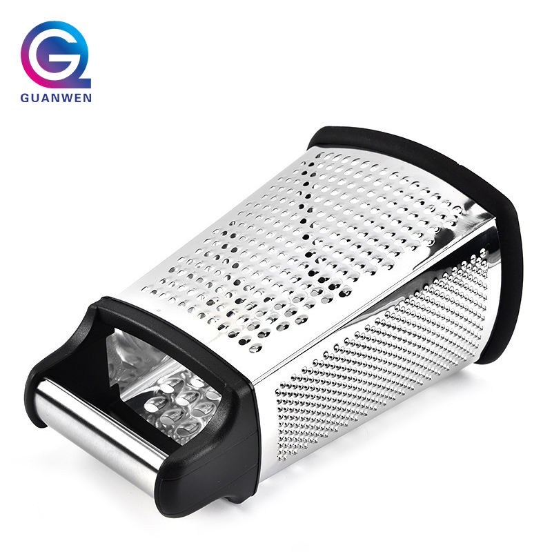 Multi-Functional Stainless Steel 4 Sided Food Vegetable Grater Cheese Box Grater