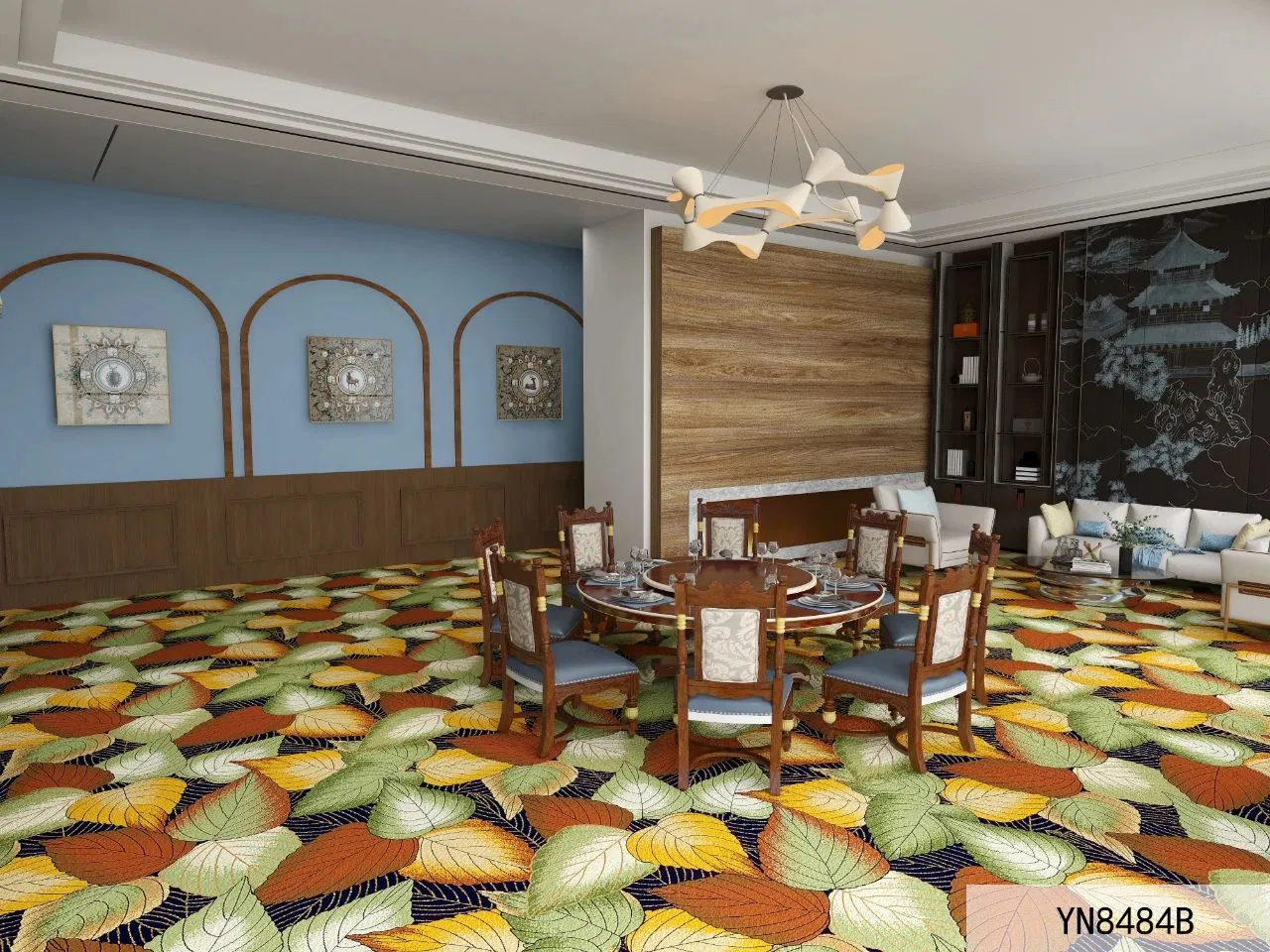 Wholesale Commercial Hotel Household Home Kitchen Mat Non-Slip Luxury Floor Wool Carpet