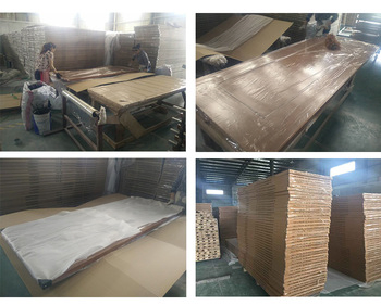 China Wholesale Veneer PVC Toilet Glass Door (SC-P192)