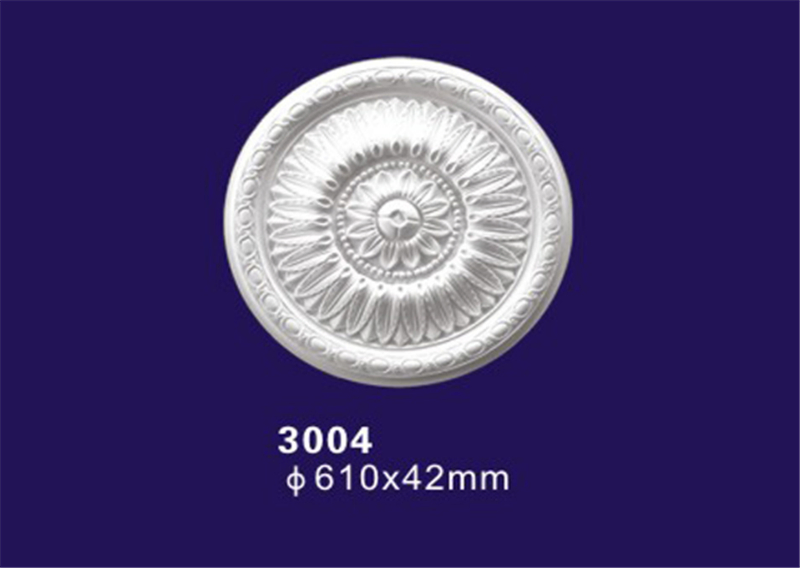European Style PU Ceiling Medallion / PU Dome / PU Lamp Panel / PU Lamp Pool