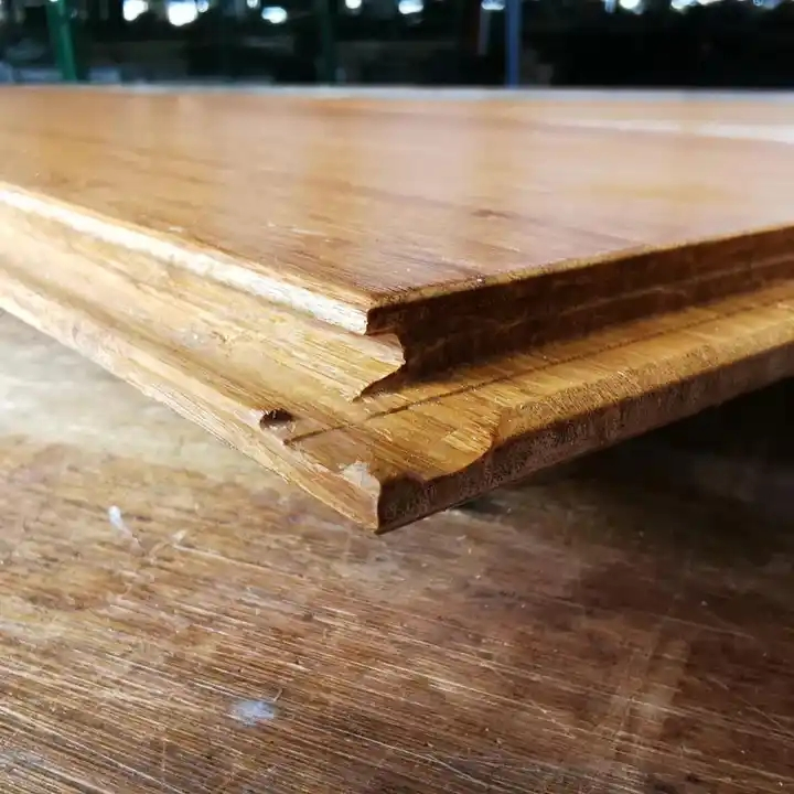 Big Plank Bamboo Strand Woven Carbonized Solid Bamboo Flooring with Length 2200mm