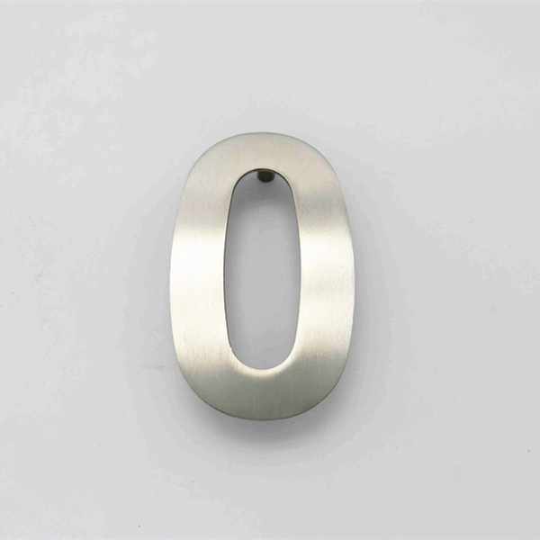 Stainless Steel Number Plate 0