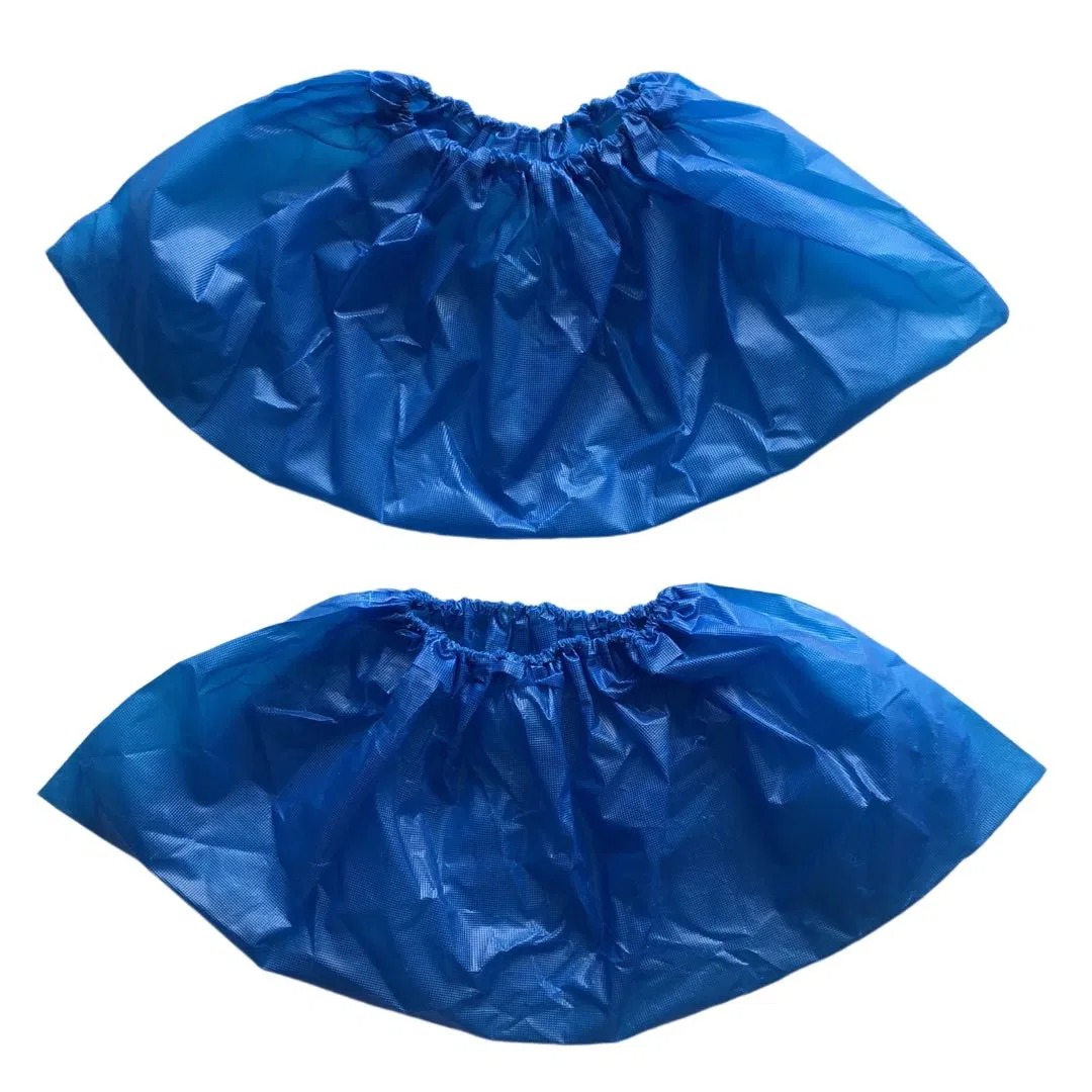 Blue Heavy Duty Hand Made CPE Shoe Cover